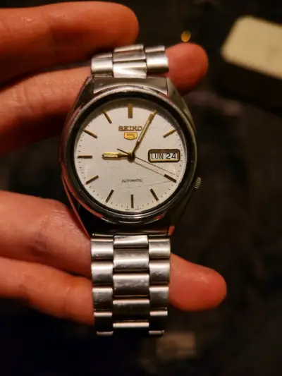 Reloj Seiko 5 Automático SNXG47K1 - Dial Cuadricul - miniatura 2