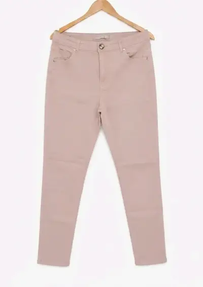 Pantalones rosa palo para mujer estilo casual - miniatura 1