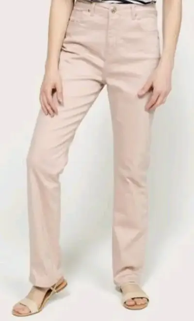 Pantalones rosa palo para mujer estilo casual - miniatura 3
