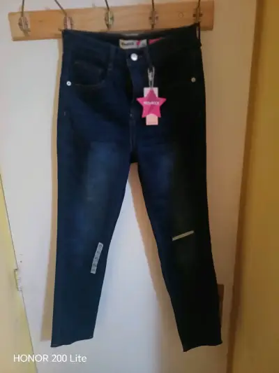 Jeans acampanados de mezclilla talla 10 - 12 - miniatura 5