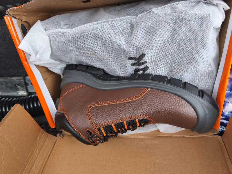 Botas de seguridad marrones para trabajo - 2