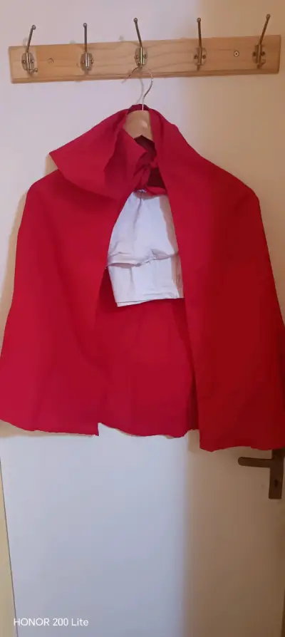 Conjunto de disfraz de Caperucita Roja para niña - miniatura 1