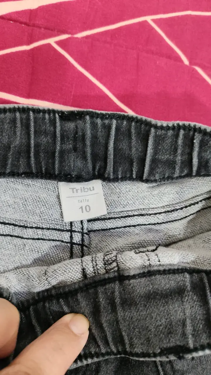 Jogger negros para niño Tribu talla 10 - 2