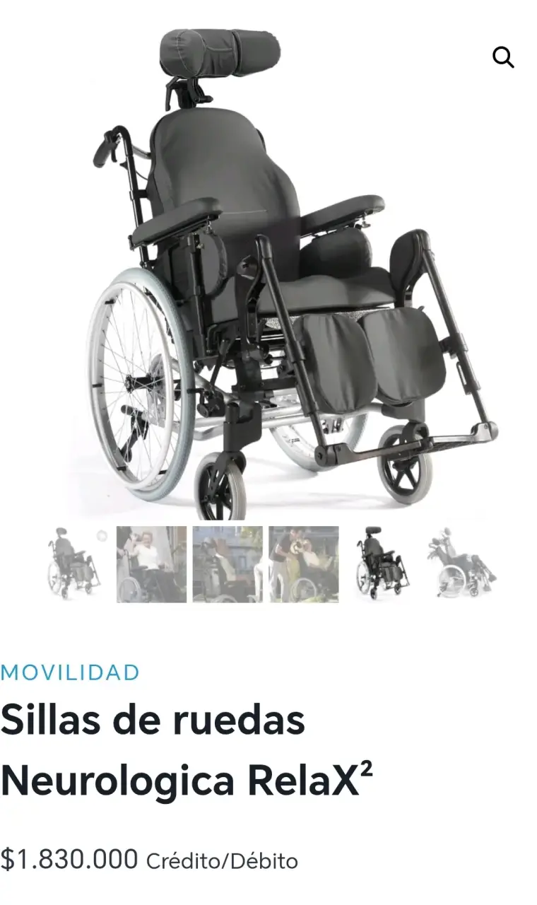 Silla de ruedas reclinable Breezy negra Relax 2 - 6