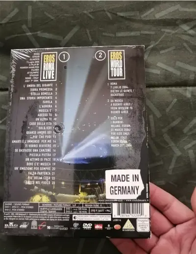 DVD Eros Roma Live Tour Roma 2004, Nuevo Unico - miniatura 2