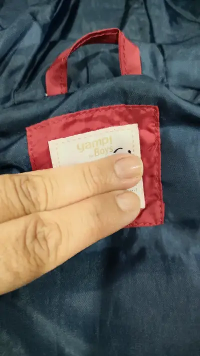 Chaleco acolchado para niño color burdeos - miniatura 3