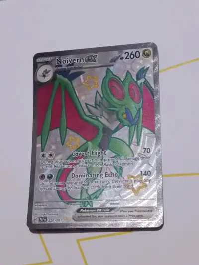 Cartas Pokémon NoivernEX, SquawkabillyEX y Hawluc - miniatura 1