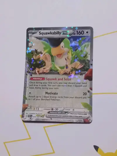 Cartas Pokémon NoivernEX, SquawkabillyEX y Hawluc - miniatura 2