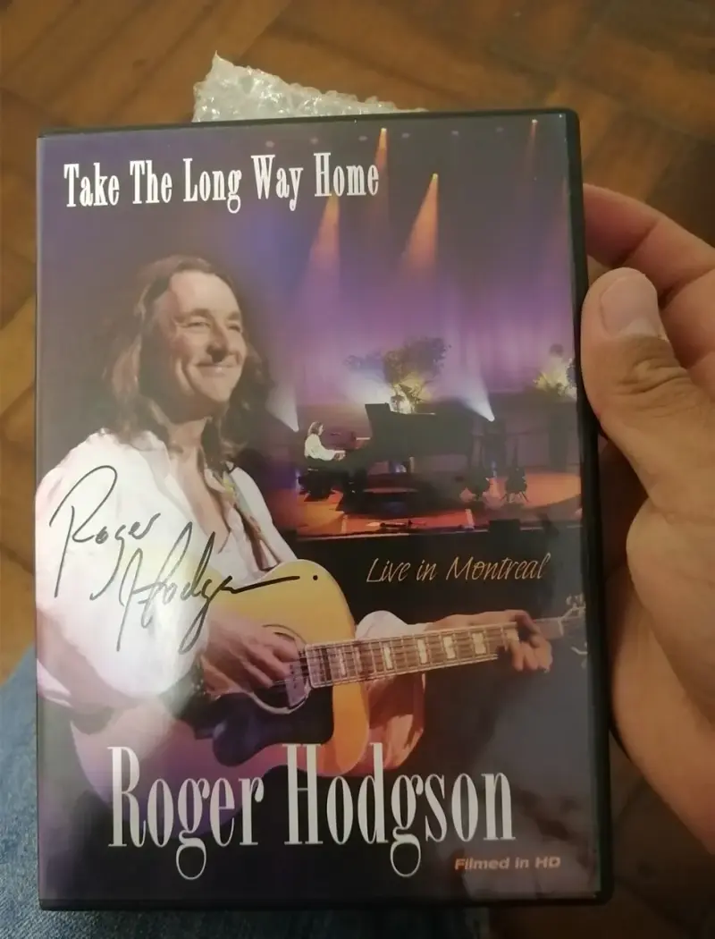 DVD Roger Hodgson Live in Montreal, NUEVO, AUTOGRA - 1