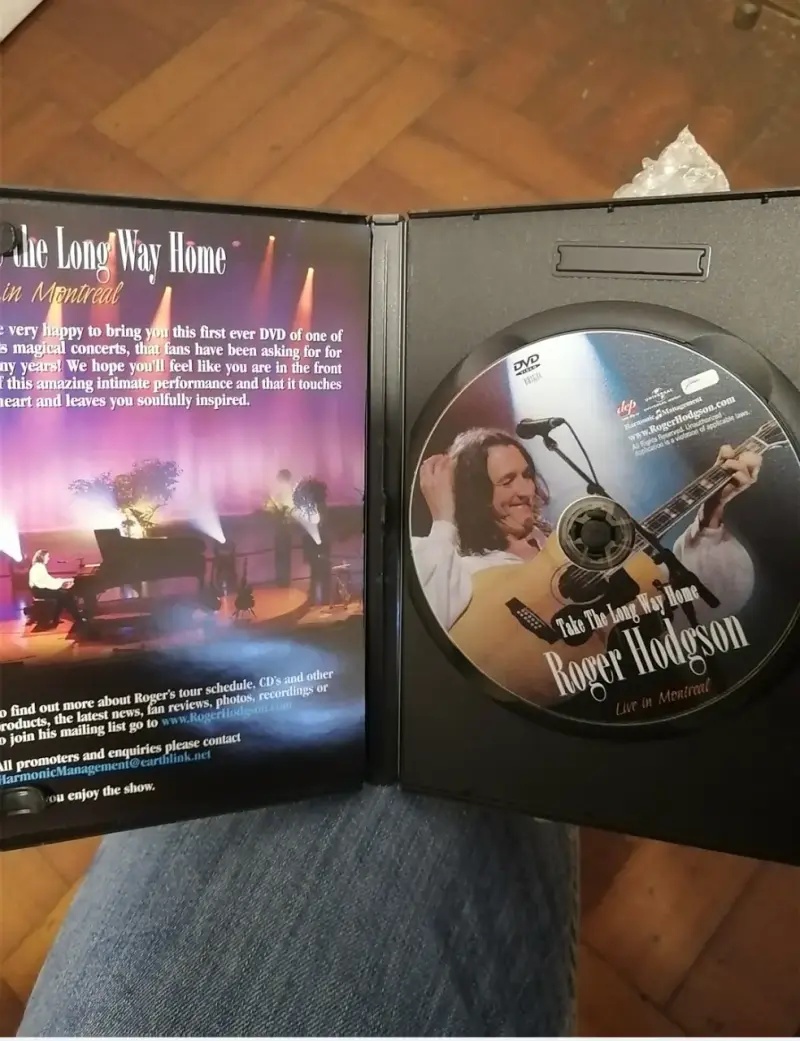 DVD Roger Hodgson Live in Montreal, NUEVO, AUTOGRA - 3