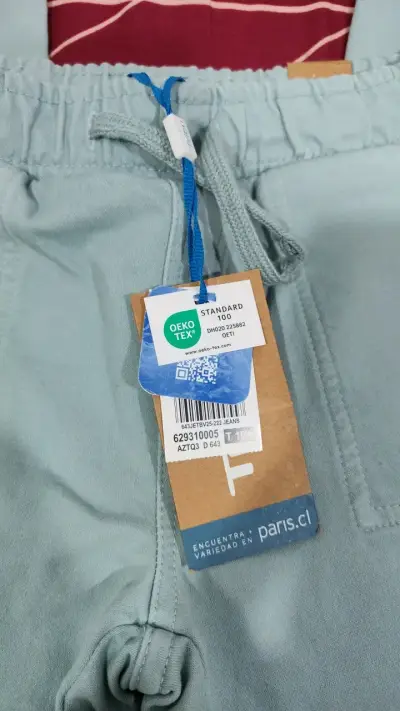 Pantalones Tribu para niño color celeste - miniatura 2