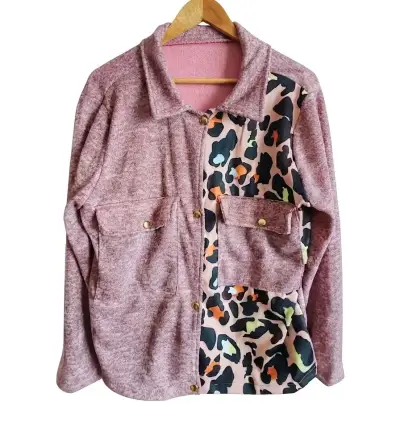 Chaqueta de mujer con estampado animal print - miniatura 1