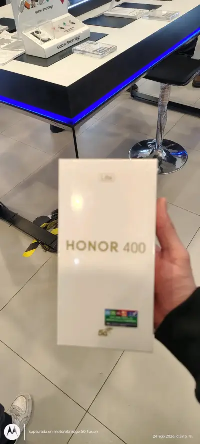 Honor 400 Lite 8+256GB Negro NUEVO SELLADO - miniatura 2