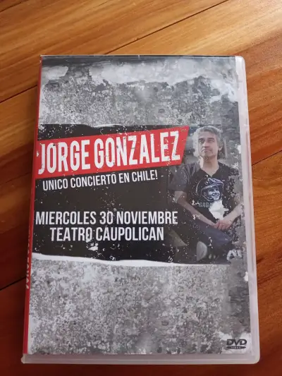 DVD Concierto Único Jorge González en Chile - miniatura 1