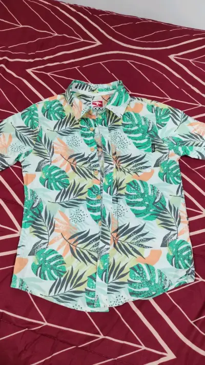 Camisa estampada tropical Doo Australia talla 8 - miniatura 1