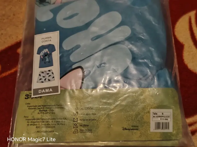 Pijama corto Stitch para mujer talla S - 2