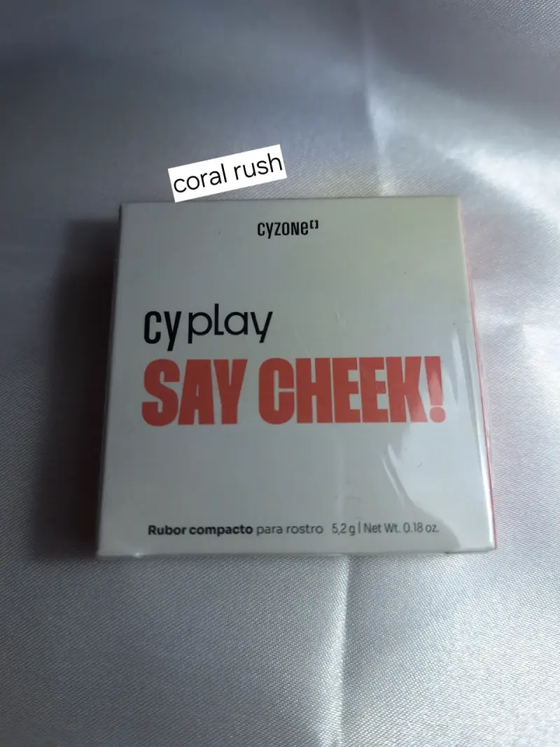 Rubor compacto Cyzone Cy Play Coral Rush