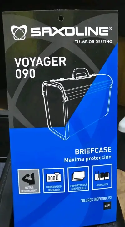 Maletín Negro Saxoline Voyager 090 - miniatura 2