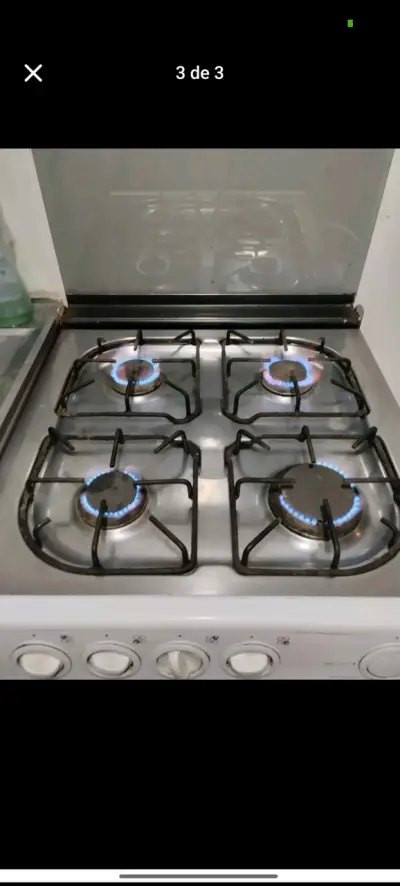 Cocina a gas con horno buen estado - miniatura 3