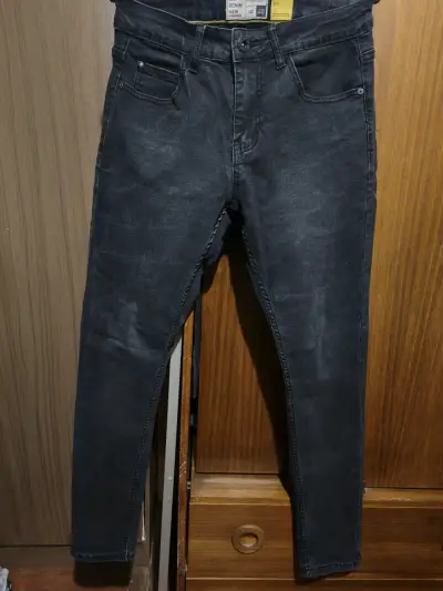 Jeans JJO hombre Skinny Fit Negro Talla 40 - miniatura 1