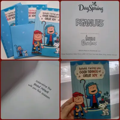 Tarjetas de Navidad Peanuts con sobres - miniatura 2