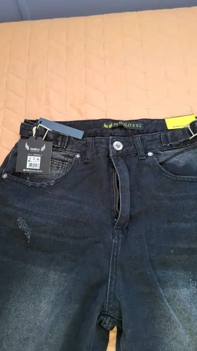 Jeans negros para hombre Loose fit - miniatura 4