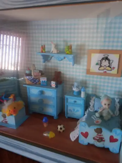 Cuadro decorativo infantil en miniatura azul - miniatura 5