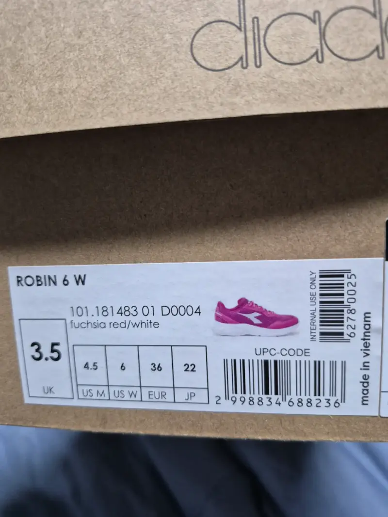 Zapatillas deportivas fucsia Diadora Robin 6 W - 3