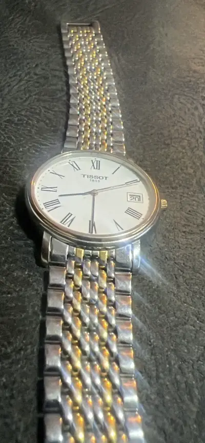 Reloj Tissot de acero inoxidable bicolor - miniatura 3