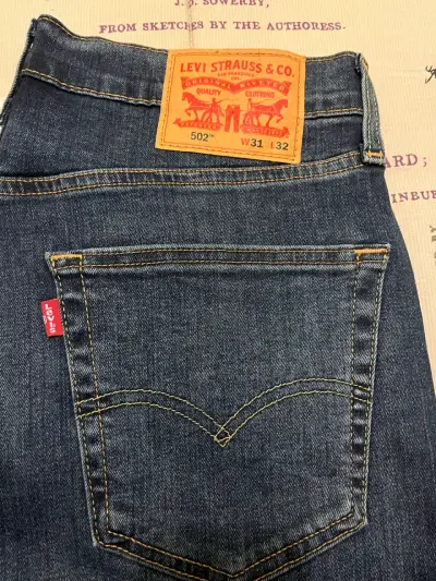Jeans Levi's 502 Talla W31 L32 Azul - miniatura 1