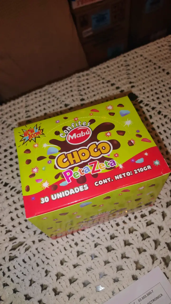 Confites Mabu Choco Peta Zeta 30 unidades
