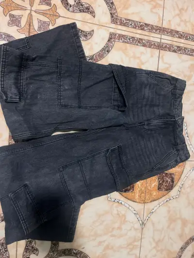 Pantalones cargo de mezclilla para hombre - miniatura 1