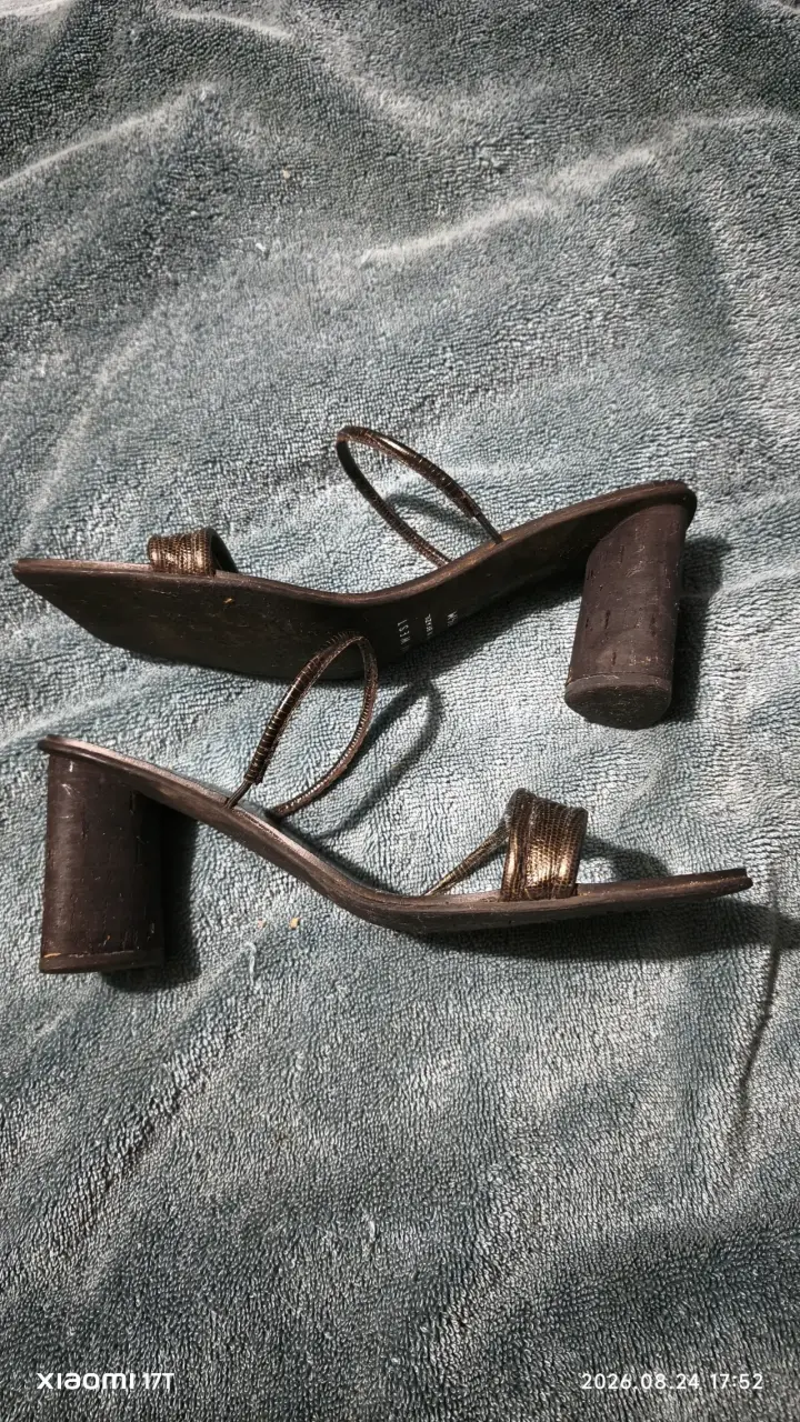 Sandalias de tacón Nine West negras talla 37 - 3