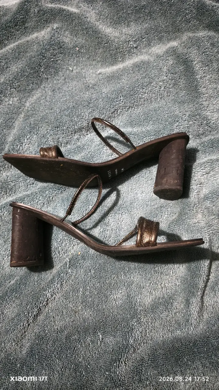 Sandalias de tacón Nine West negras talla 37 - 4