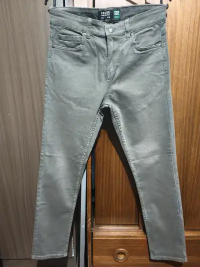 Jeans Foster Hombre Skinny Fit Gris Talla 40 - miniatura 1