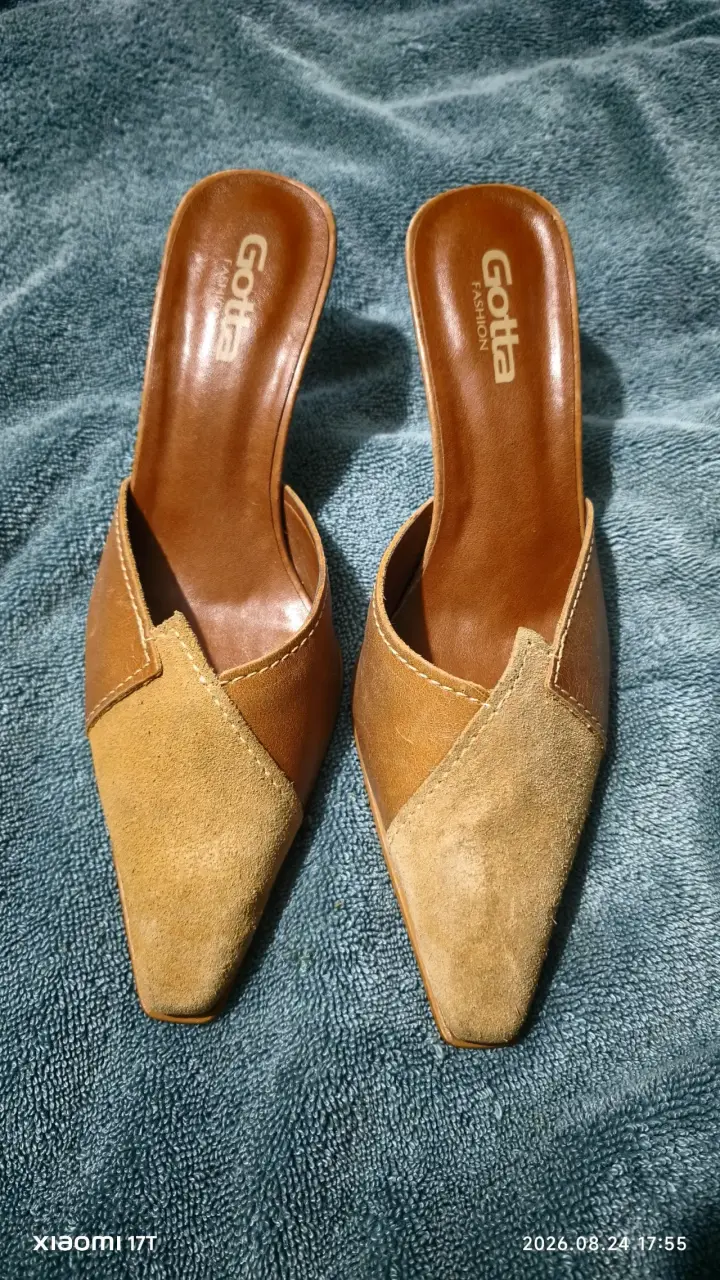 Zapatos de Tacón Gotta Cuero y Gamuza Talla 36 - 2