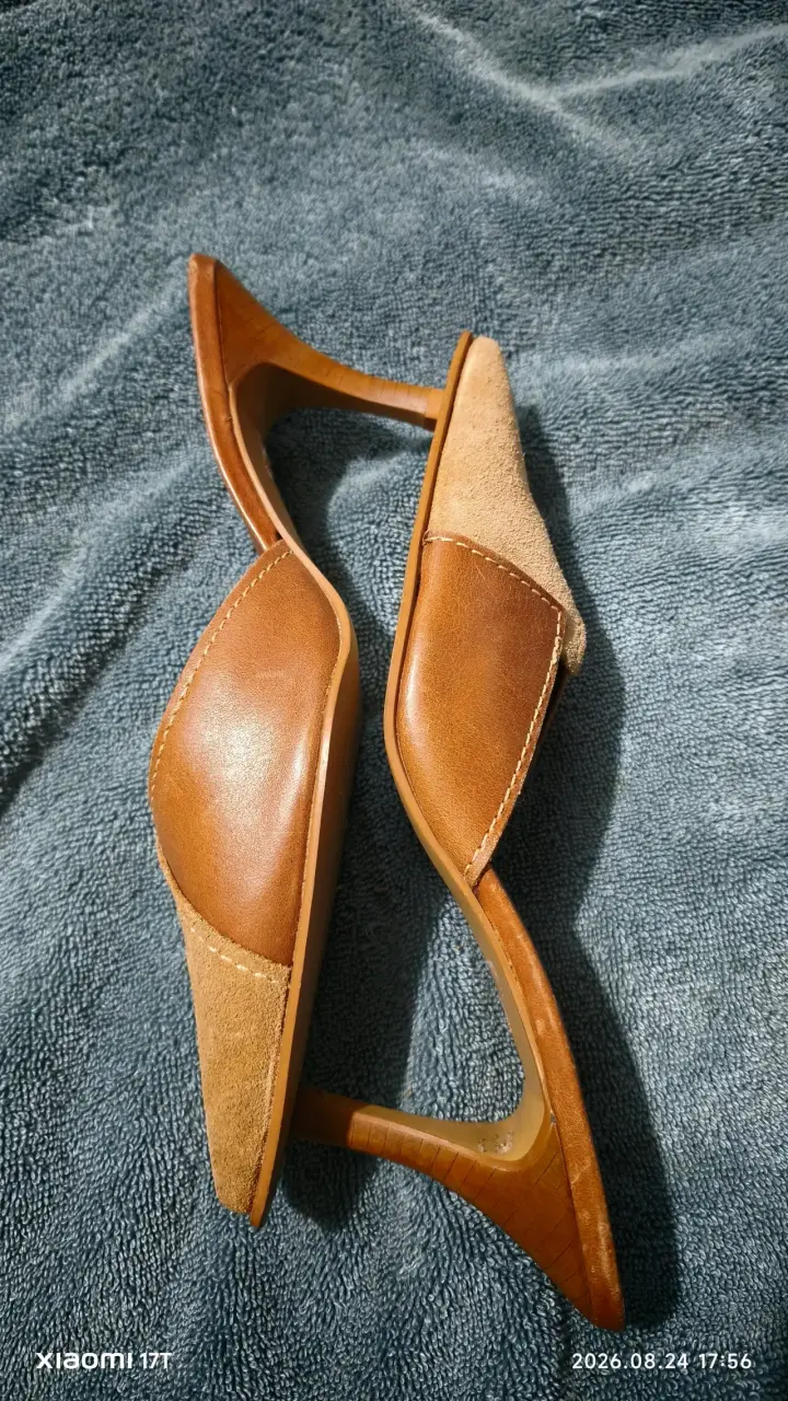 Zapatos de Tacón Gotta Cuero y Gamuza Talla 36 - 3