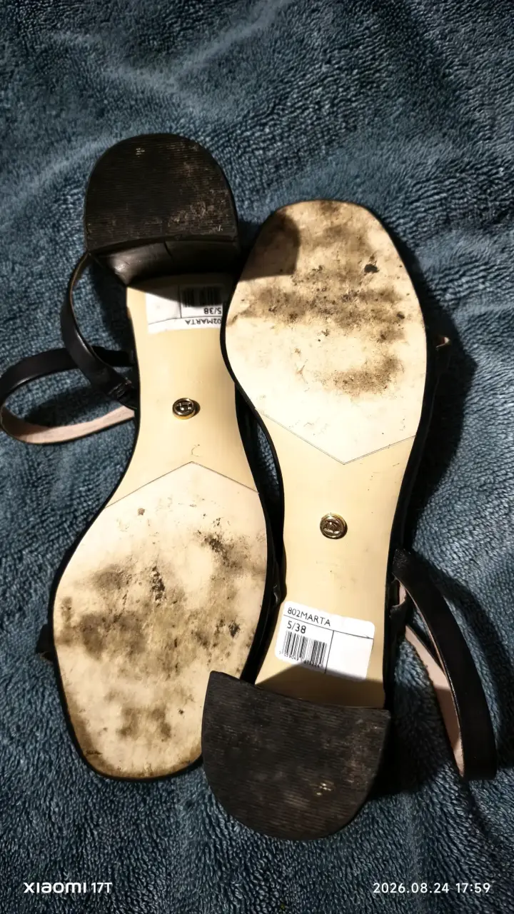 Sandalias de tacón negro Dune talla 38 - 4