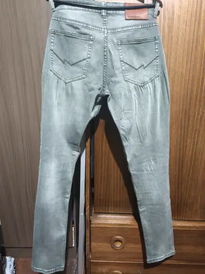 Jeans Americanino Hombre Skinny Verde Talla 40 - miniatura 2