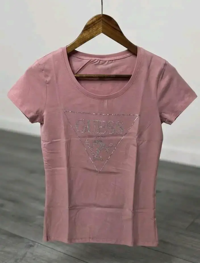 Polera Mujer Negra y Rosa - 2