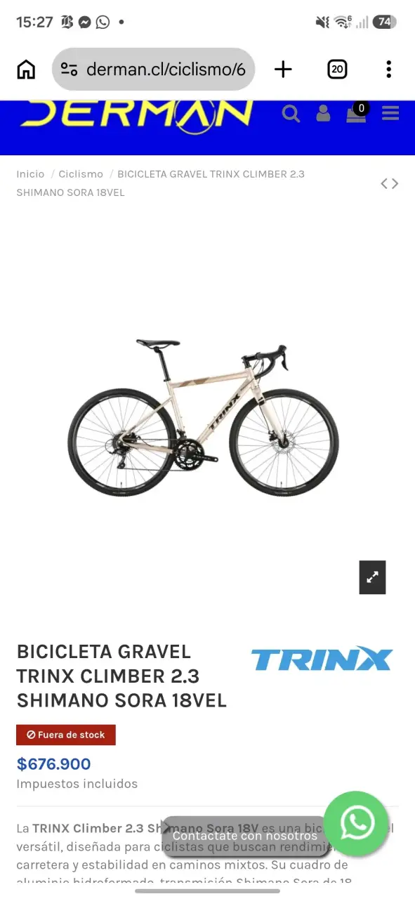 Bicicleta de Gravel Trinx Climber 2.3 - 5
