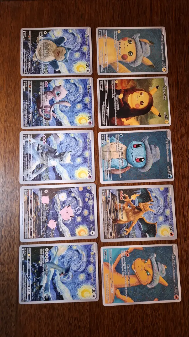 Set de cartas Pokémon con arte especial - 5
