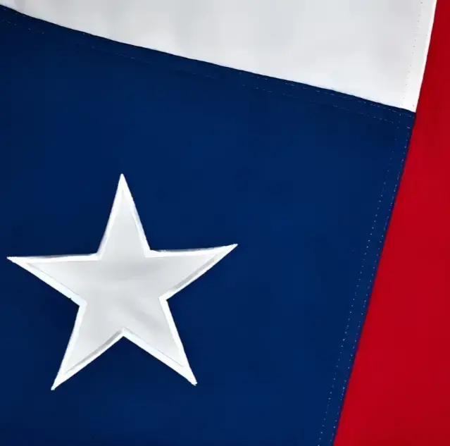 Bandera de Chile con estrella bordada - 1