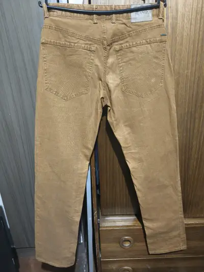 Pantalón Alaniz Hombre Slim Fit Café Talla 40 - miniatura 2