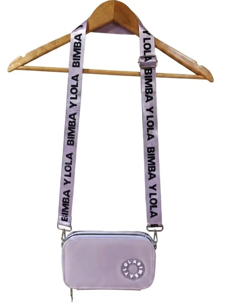 Bolso cruzado morado Bimba y Lola con correa ajust