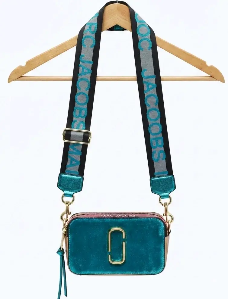 Bolso cruzado Marc Jacobs verde metálico