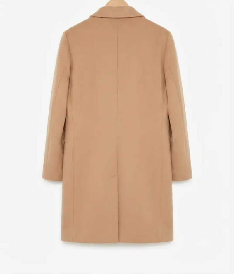 Abrigo Beige de Mujer Elegante - 2