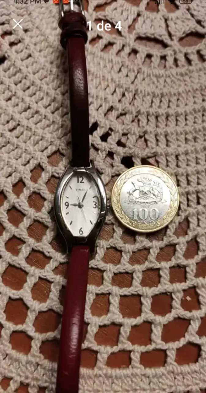 Reloj Timex de mujer con correa café - 4