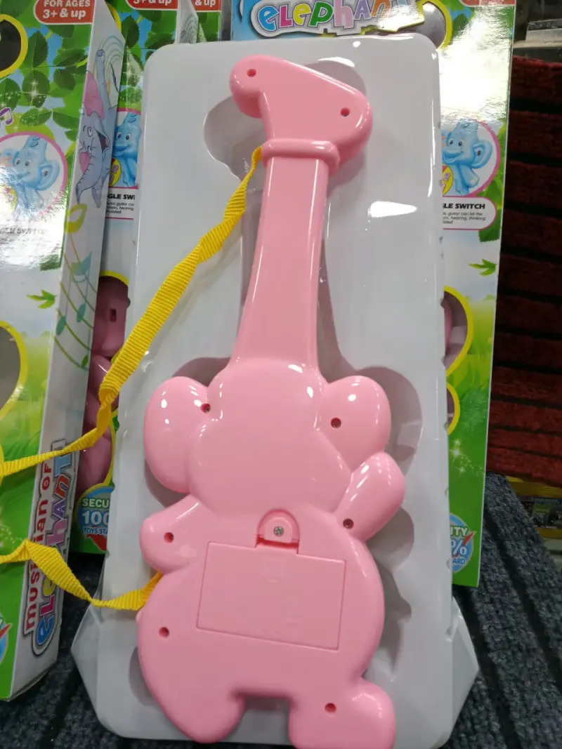 Juguete Musical Elefante Rosa para Niños - 2