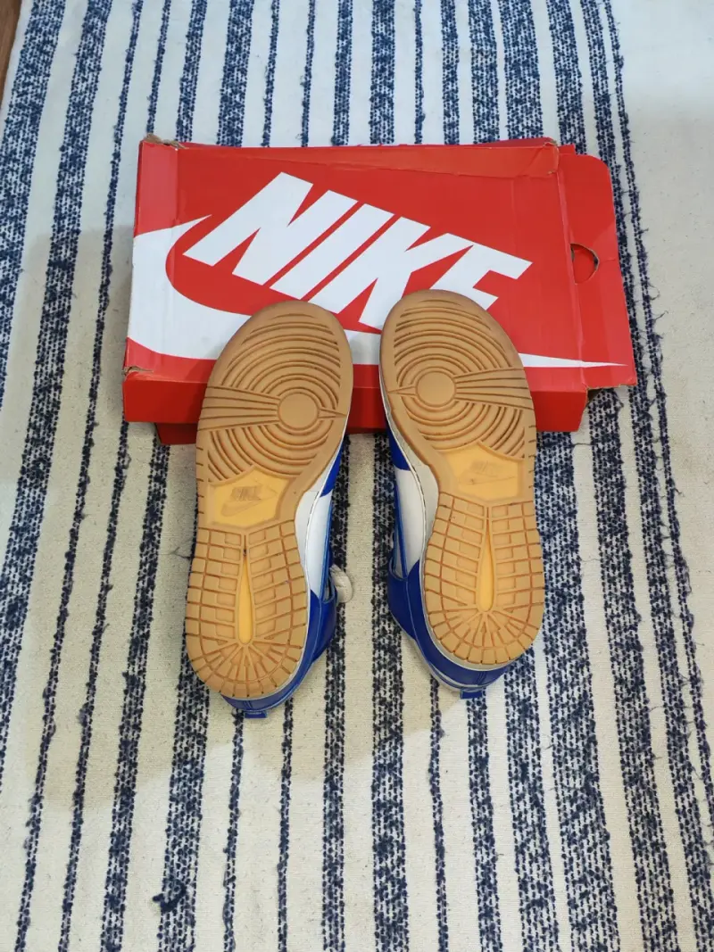 Zapatillas Nike Dunk High azules y blancas 12 US - 3